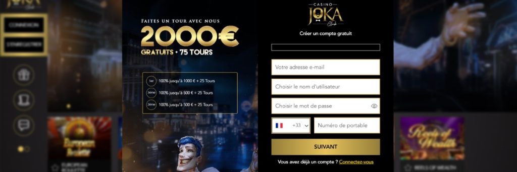 Casino Joka connexion